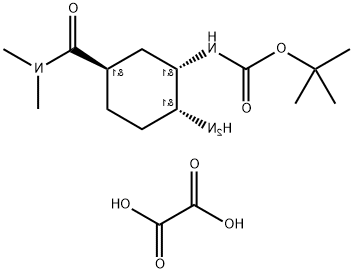 (1S, 2R, 4S) -1-amino-4 -(dimethylaminocarbonyl) -cyclohexyl-2-tert-butyl carbamate oxalate